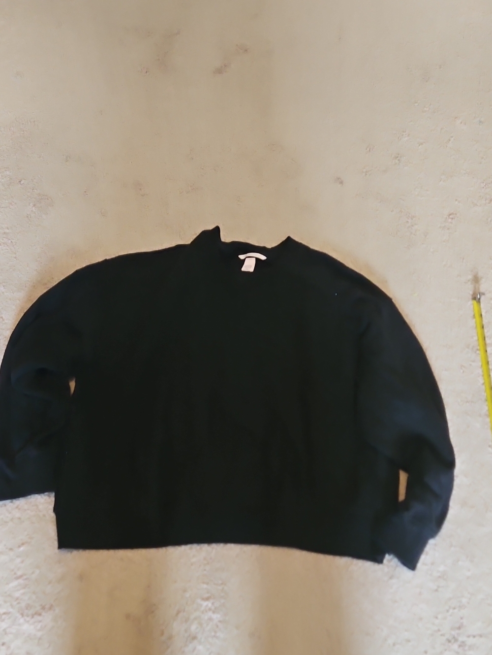 EUC Victoria's Secret Black Rhinestone Crewneck Sweater